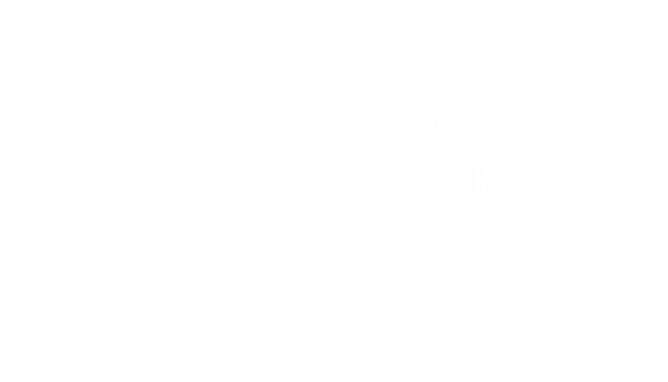 master touch decorating logo white